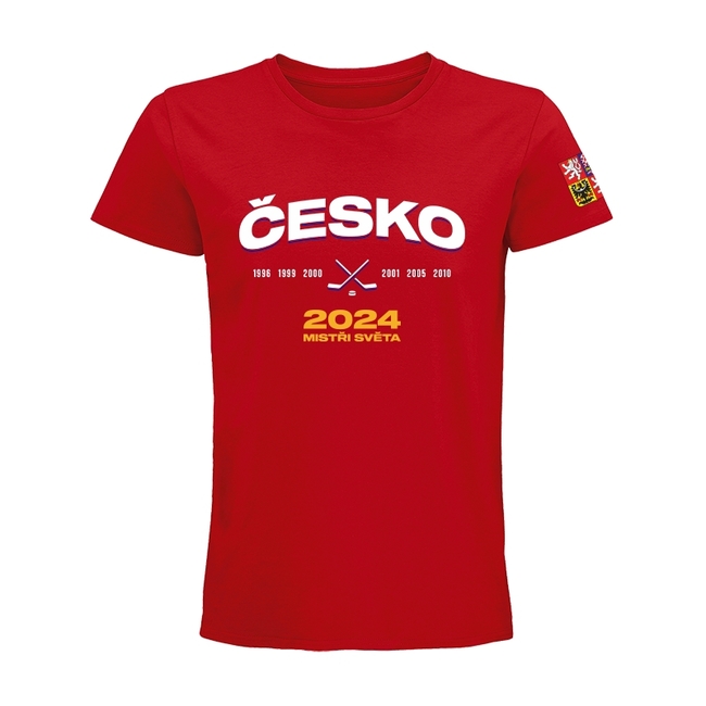 Men´s t-shirt with titles Czech hockey