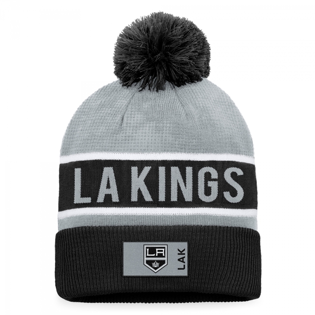 Kulich LAK Authentic Pro Game and Train Cuffed Pom Knit Los Angeles Kings