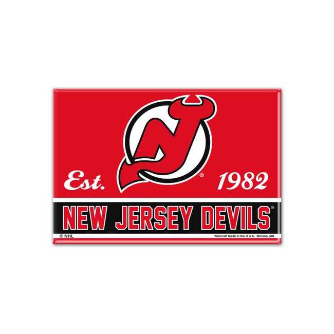 Kovový magnet NJD TEAM New Jersey Devils