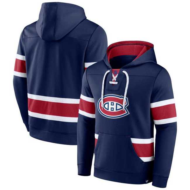 Mikina pánská MON Mens Iconic NHL Exclusive Pullover Hoodie Montreal Canadiens
