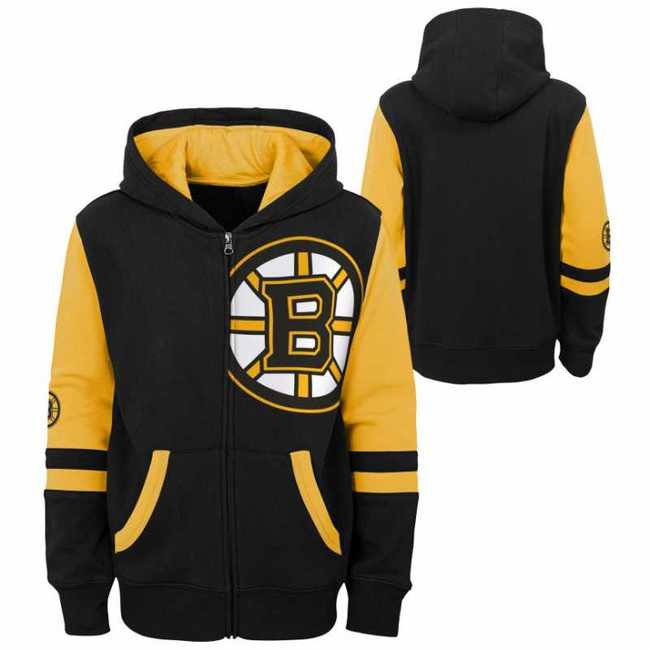 Mikina dětská BOS Faceoff Full Zip Fleece Boston Bruins