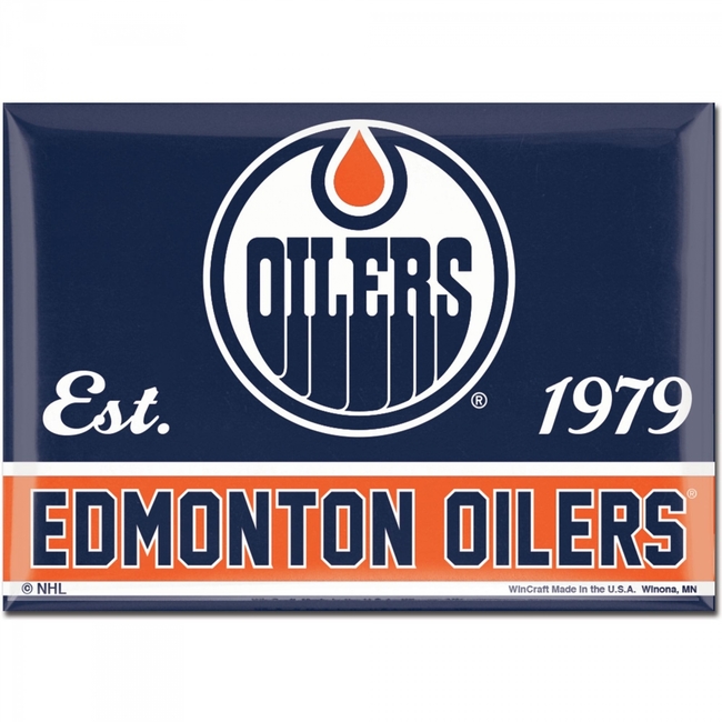 Kovový magnet EDM TEAM Edmonton Oilers