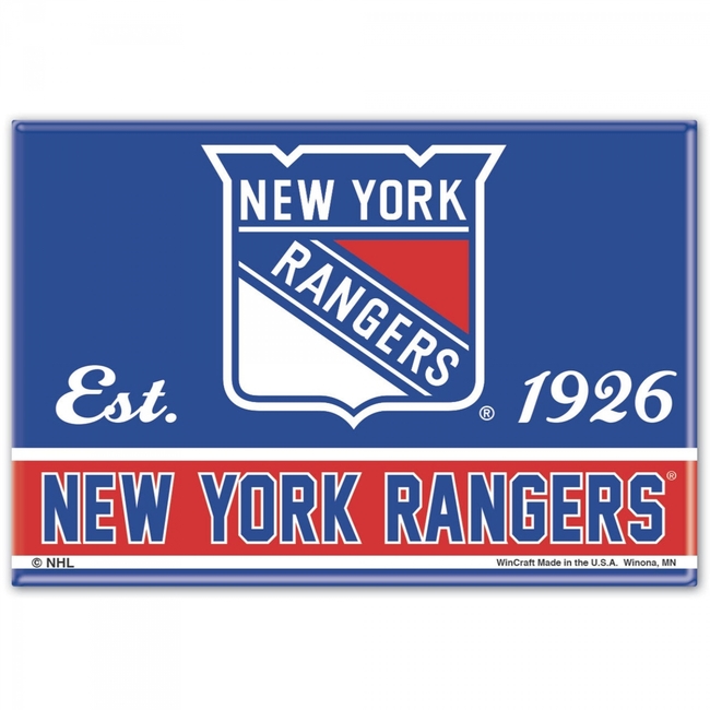 Kovový magnet NYR TEAM New York Rangers