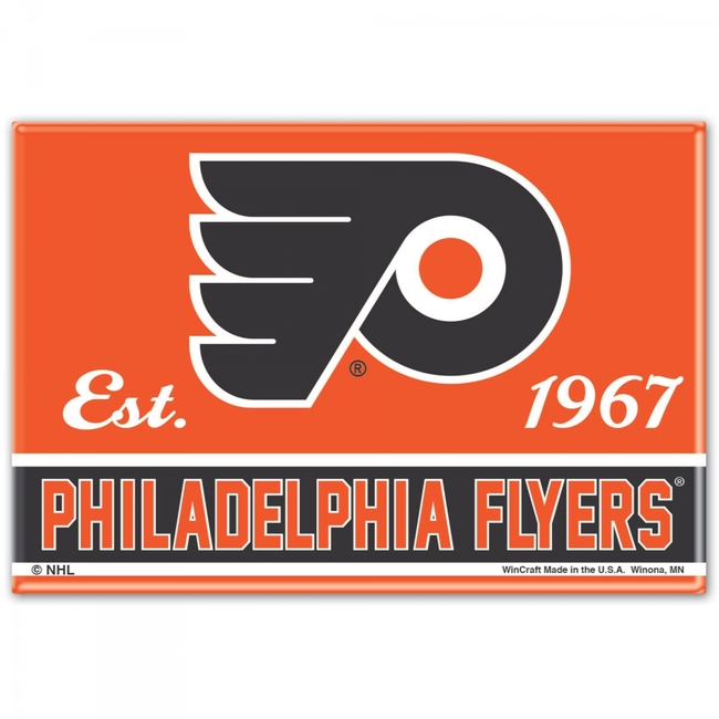 Kovový magnet PHI TEAM Philadelphia Flyers