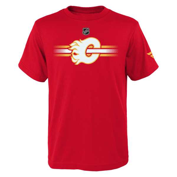 Tričko dětské CAL Main Apro Logo S/S Cotton Home Calgary Flames