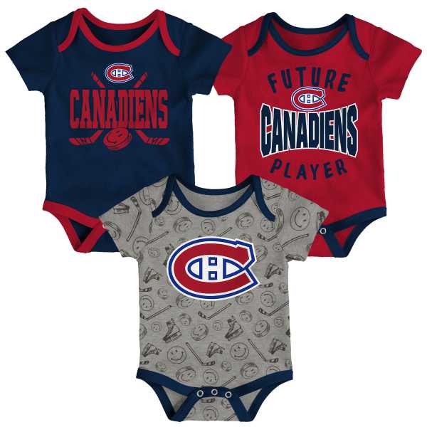 Baby Set Body MON Slam Dunk 3-piece S/S Montreal Canadiens