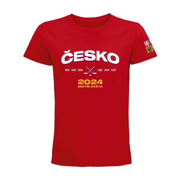 Men´s t-shirt with titles Czech hockey