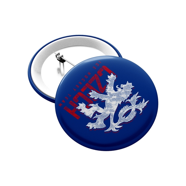 Badge lion symbol CH Czech Hockey