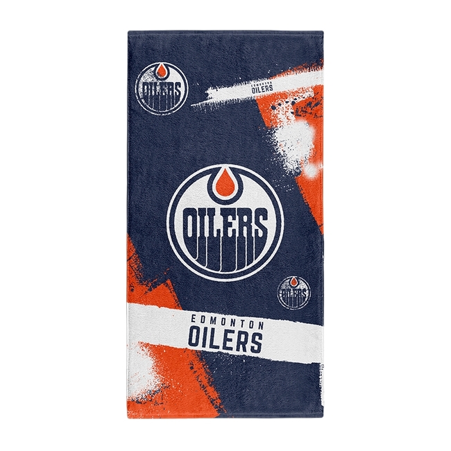 Towel EDM Spray Edmonton Oilers