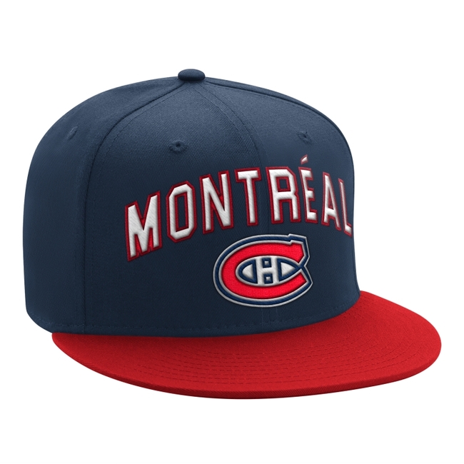Kšiltovka MON snapback faceoff flat brim Montreal Canadiens